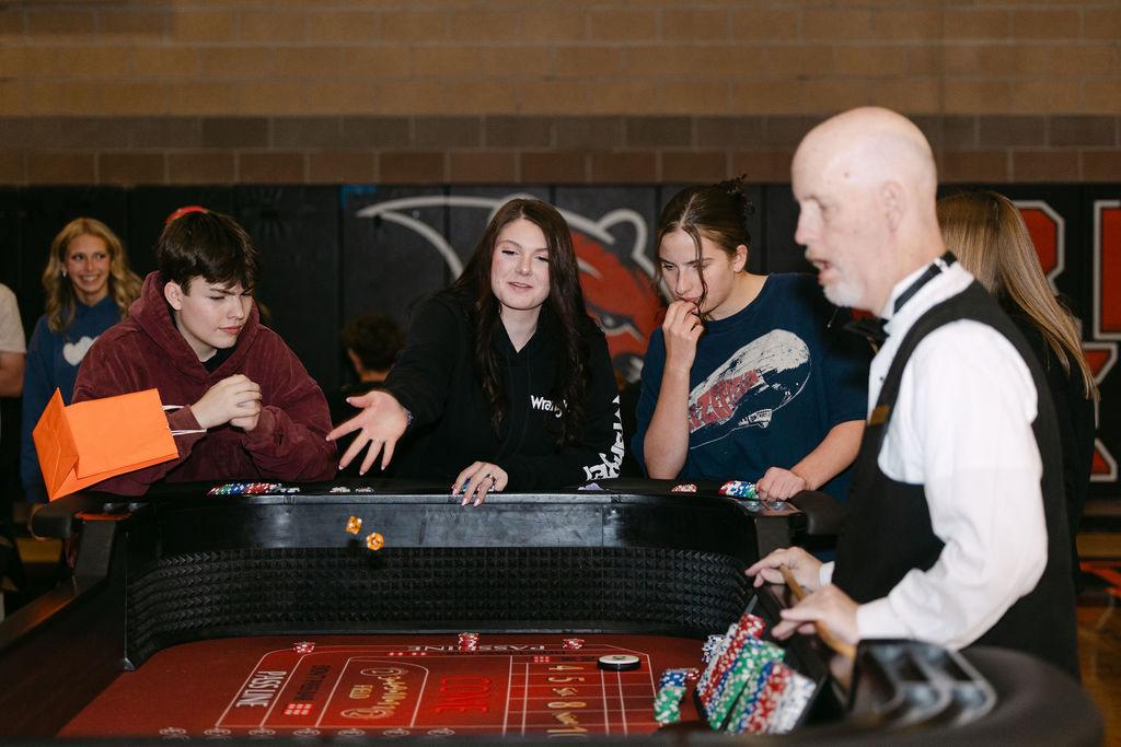 Casino games at the After Prom Party
